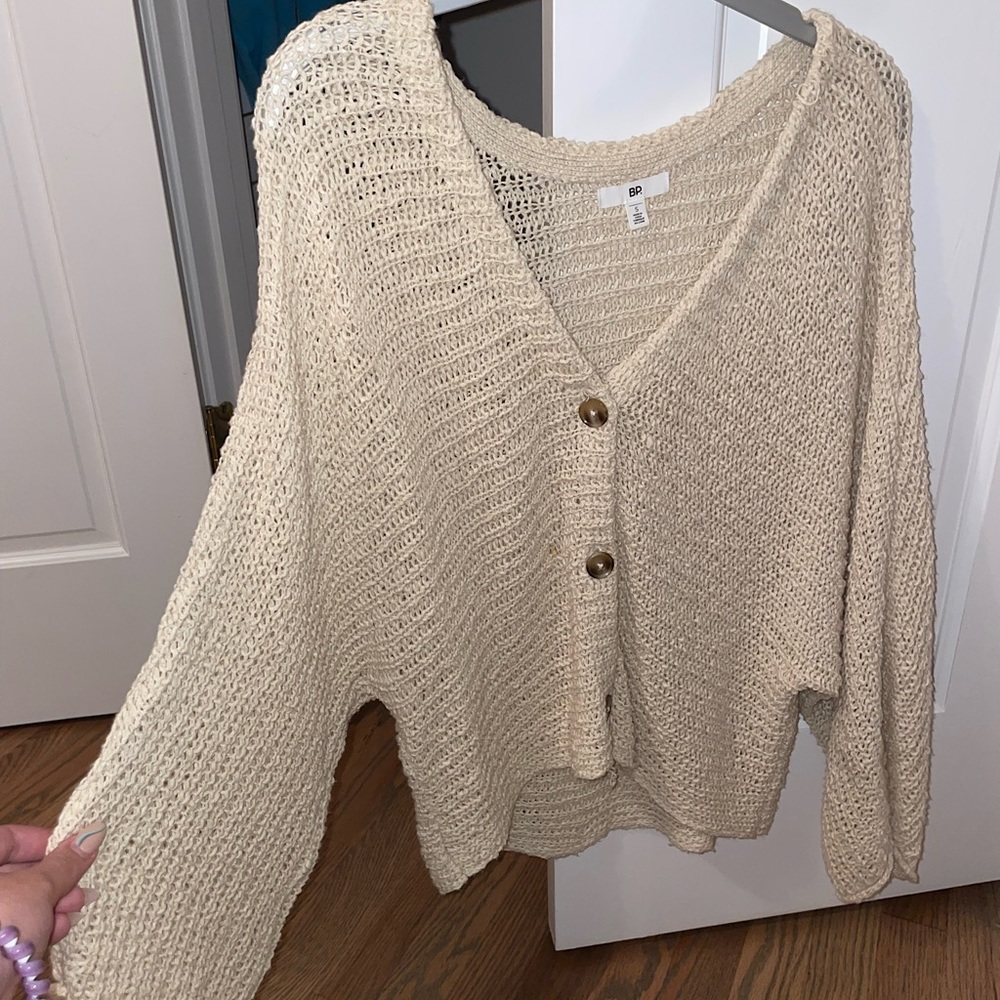 BP size small sweater (v-neck button down)